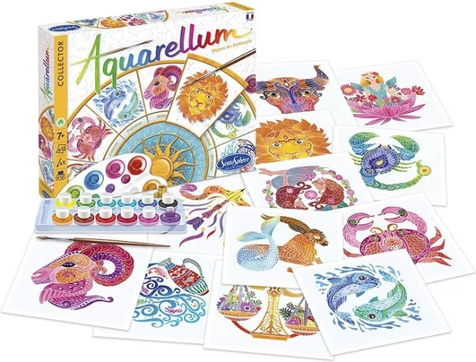 Sentosphere aquarelset sterrenbeelden van de dierenriem