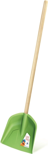 Kinder schop Load Baby met houten steel, lichtgroen