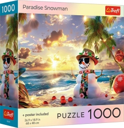 Trefl puzzel Sneeuwpop in het paradijs 1000 stukjes