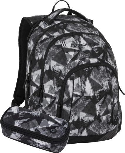 Bagmaster Lincoln studentenset zwart-wit