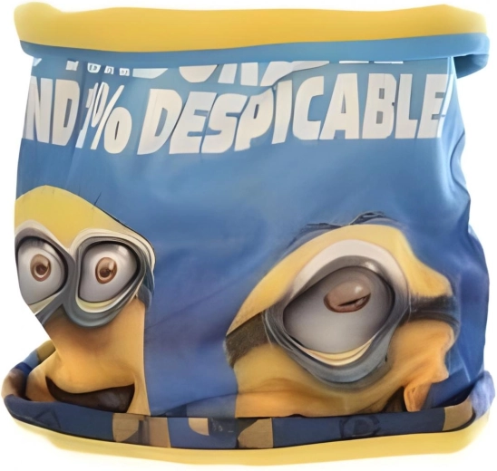 Nekwarmer Minions met cadeau-masker - 1 stuk