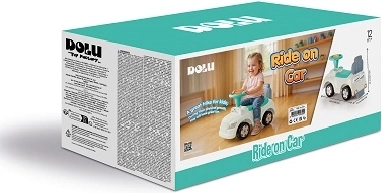 DOLU kinderloopfiets en loopwagen 2-in-1 wit