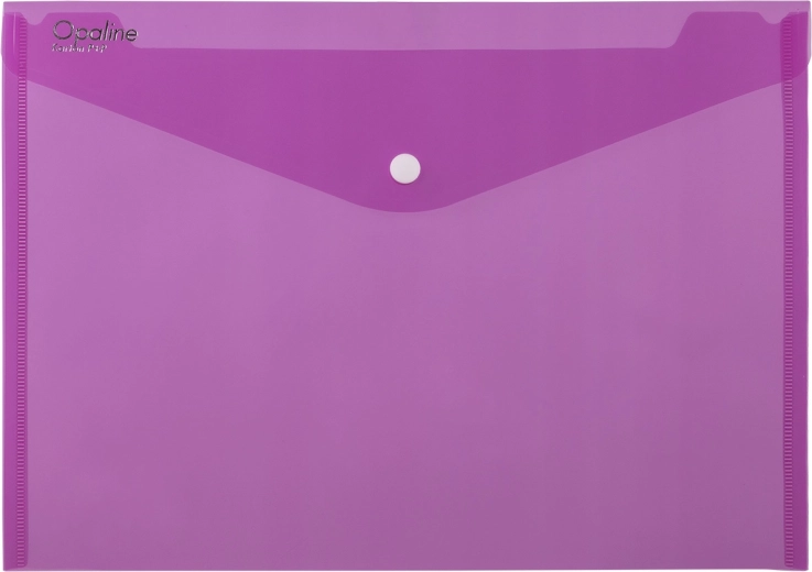 Documentenmap met drukknoop A5 Opaline roze
