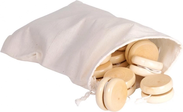 Houten jojo natuurlijk