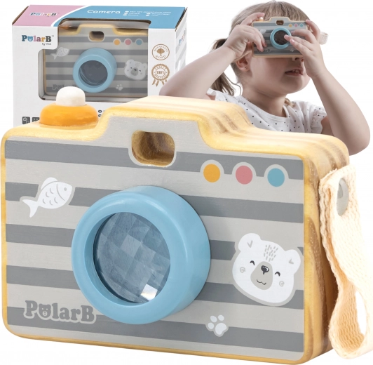 Houten camera met kaleidoscoop voor kinderen VIGA POLARB