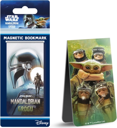 Magnetische boekenlegger Mandalorian en Grogu - 1 stuk