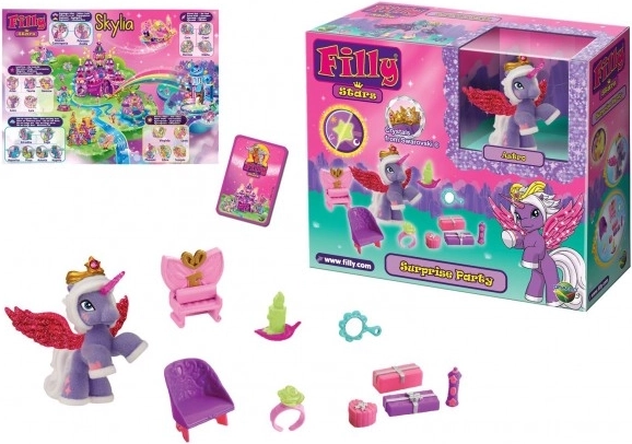 filly stars glinsterende set – pluche paardje en accessoires