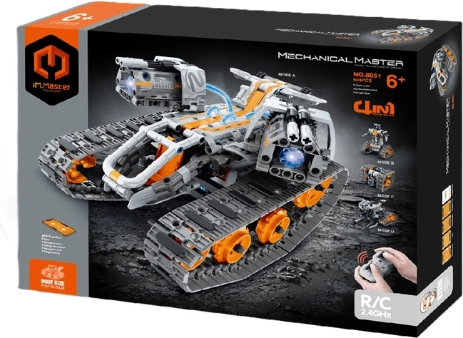 iM.Master Mechanical Master RC-bouwset rupsrover 4-in-1 (604 onderdelen)