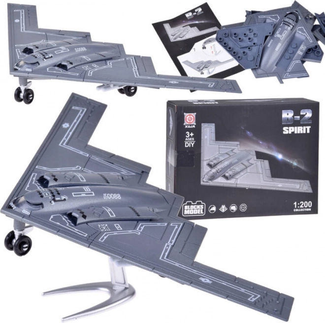 Bouwpakket modelvliegtuig B-2 Spirit 1:200