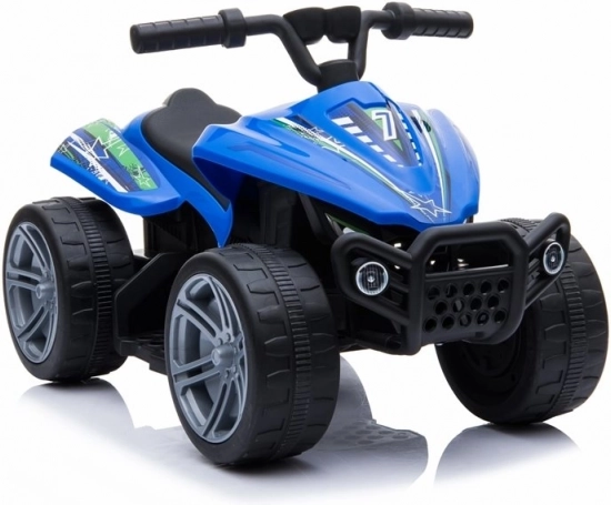 Blauwe elektrische kinderquad