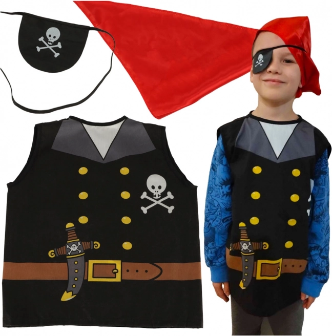 Piratencostuum voor kinderen 3-8 jaar