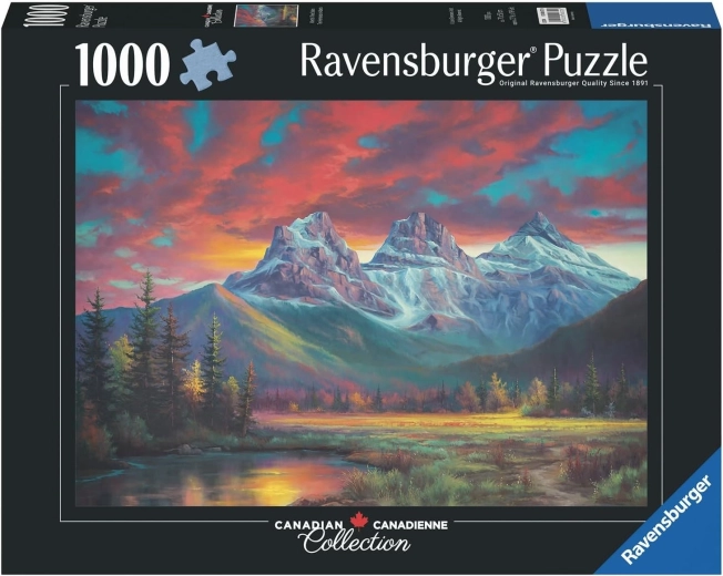 Ravensburger puzzel Canadian Collection: Drie Zusters, Alberta – 1000 stukjes