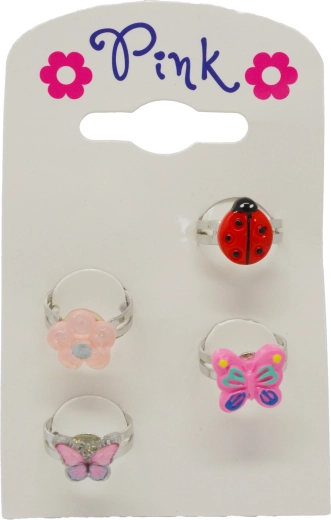 Set kinderringen Weide – 4 stuks