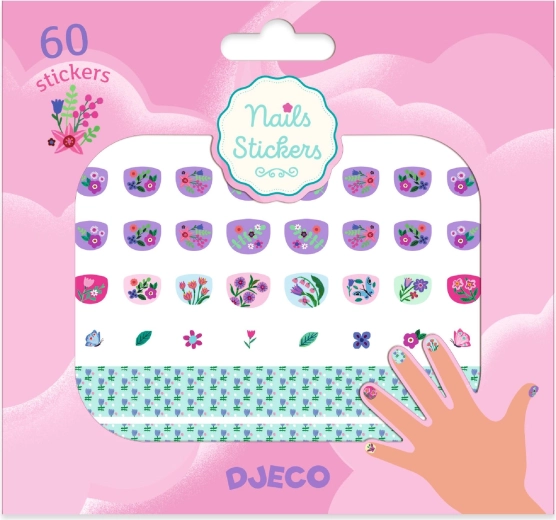 Djeco nagelstickers met bloemen