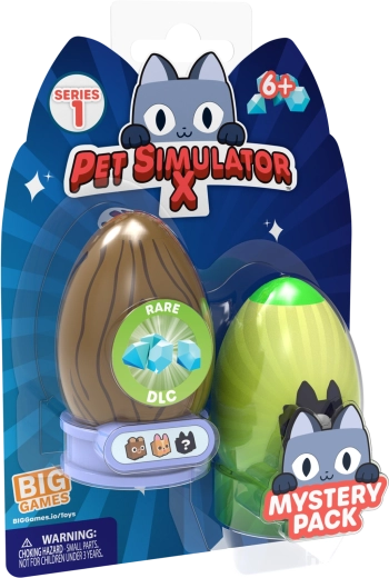 Eitjes met figuurtjes PET SIMULATOR – set van 2 stuks (8 cm)