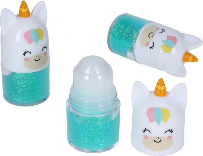 Glanzende roll-on voor lichaam en gezicht blauw Martinelia