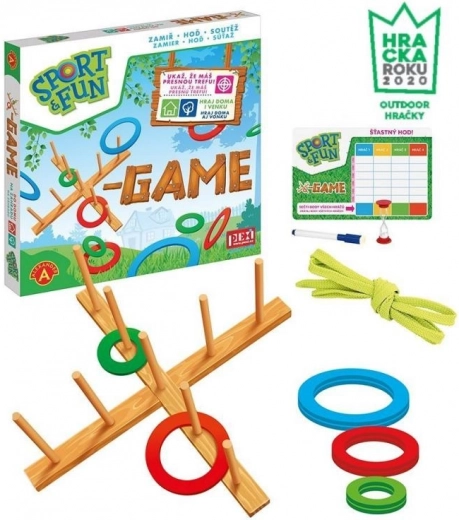 Alexander Sport & Fun X-GAME bewegingsspel met ringen