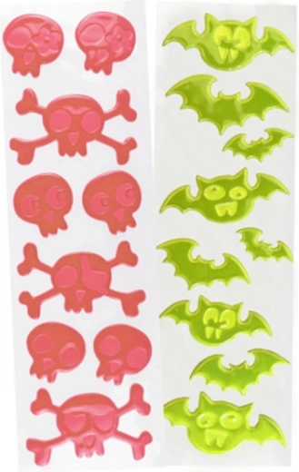 Reflecterende stickers met Halloweenmotieven