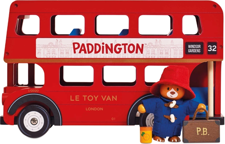 Houten dubbeldekkerbus Paddington Le Toy Van