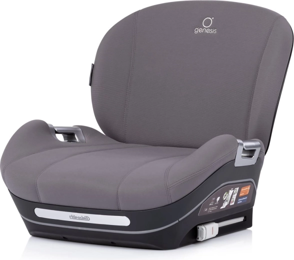 Chipolino zitverhoger voor in de auto Genesis i-Size met ISOFIX, 125–150 cm, charcoal