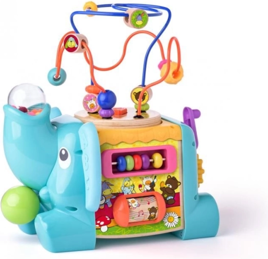 Educatieve olifant – interactieve motorische speelgoed voor kinderen 1+