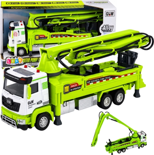 Metalen vrachtwagen met watersproeier 1:40 met licht en geluid - 1 stuk