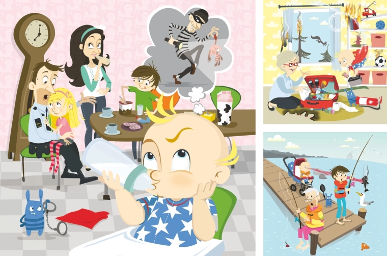 Ravensburger puzzel Superbroertje 3×49 stukjes