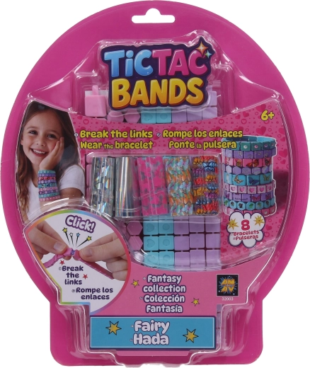 TICTAC BANDS set om armbanden met feeënmotief te maken - 8 stuks