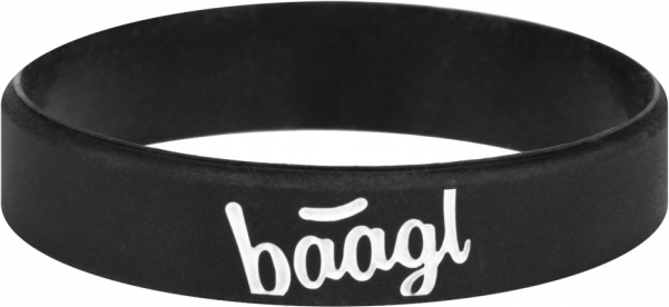 BAAGL Lichtgevende armband Logo zwart