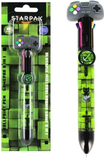 Achtkleurige balpen Game
