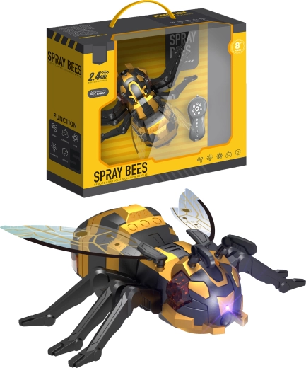 R/C robotbij Spray Bees met waternevel, programmering en LED-verlichting