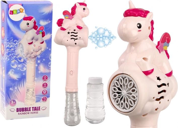 Machine voor het maken van zeepbellen Pink Unicorn Wand