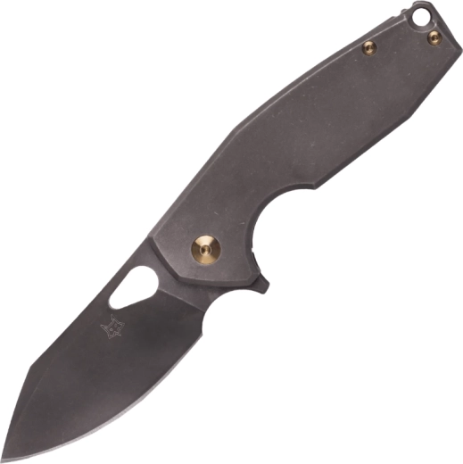 Zakmes FOX Yaru 7 cm, titanium, brons, Stonewash PVD