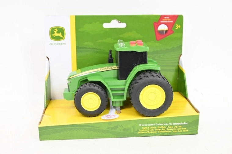 Tomy John Deere mini-tractor met licht- en geluidseffecten
