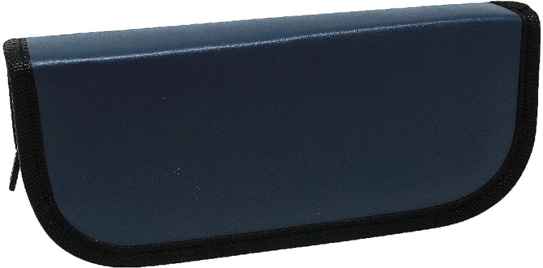 Groot kunstleren etui CONCORDE, blauw