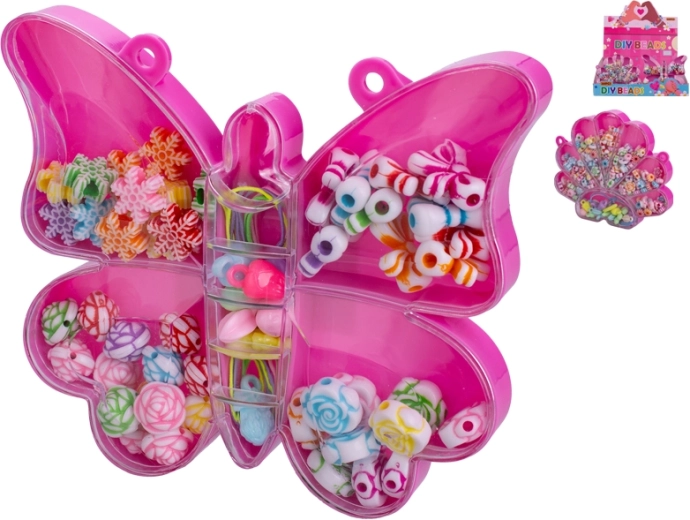 Rijgkralen in box voor kinderen 3+