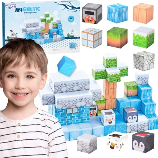 Woopie Magnetische bouwset Winterwereld van blokken