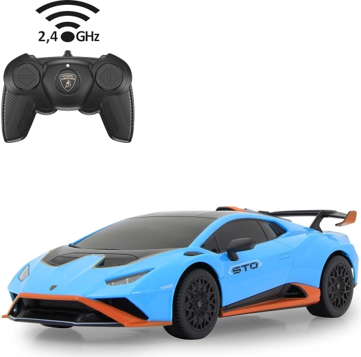 RC-auto Lamborghini Huracán STO op schaal 1:24, blauw