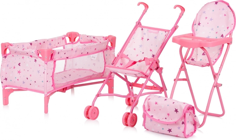 Poppenaccessoireset 3-in-1 Trixy van Chipolino