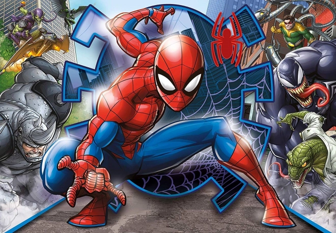 Puzzel 104 stukjes Super Kolor - Spider-Man