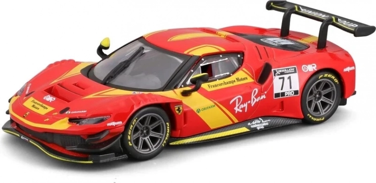 Metalen modelauto Ferrari Racing 296 GT3 2023