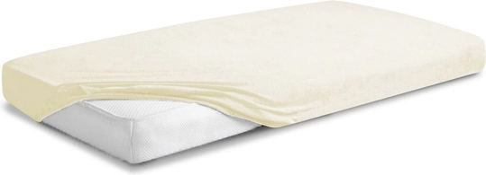 Babymatex premium badstof hoeslaken ecru 70 × 140 cm