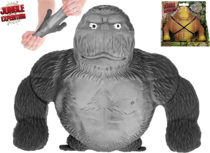 Jungle Expedition stretchfiguur gorilla 13 cm