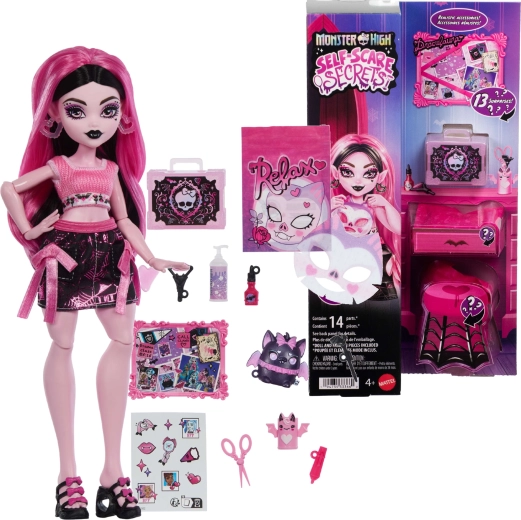 Monster High Draculaura-pop met accessoires Self-Scare Secrets