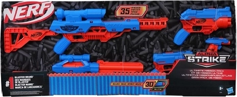 Nerf Alpha Strike Ultimate Mission Pack – set van 5 blasters en 30 darts