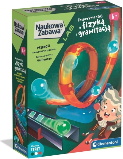 Fysica en zwaartekracht CLEMENTONI – educatieve set voor kinderen vanaf 6 jaar