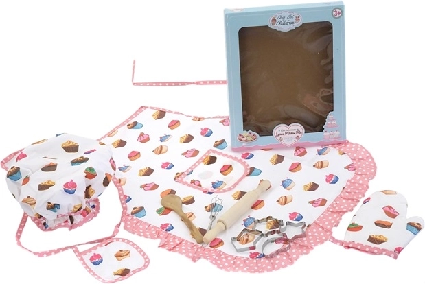 Kinderkookset met schort en accessoires