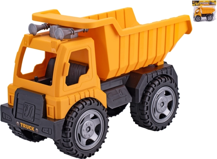 Bouwkiepwagen 30 cm – duurzaam kunststof vrachtwagentje voor kinderen