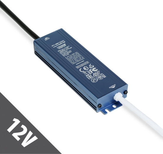 Gestabiliseerde schakelende netvoeding 12 V DC 60 W 5 A IP67