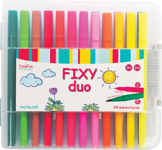CreaFun stiften DUO – 24 kleuren